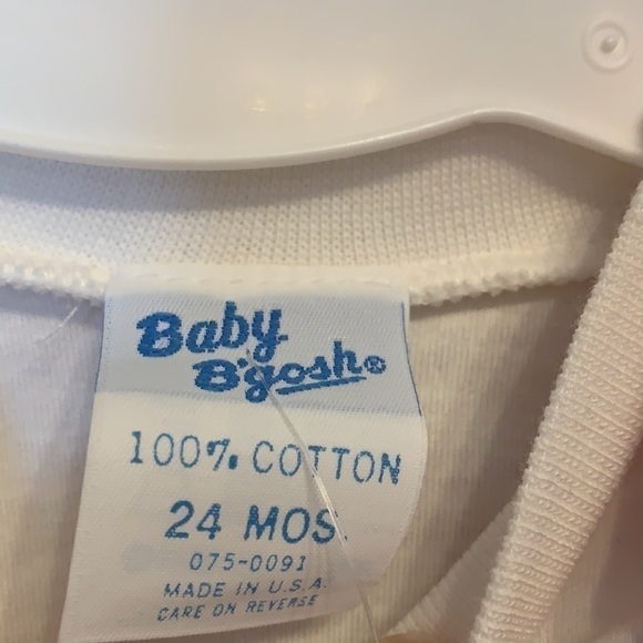 Vintage OshKosh B’gosh Baby B’gosh Red Cord Overall Set NWT - Picture 9 of 13